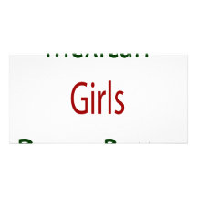 Les filles mexicaines dansent mieux carte avec photo