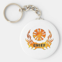 Les flammes du chef porte-clé