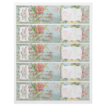 Les Fleurs Peony Rose Tulip Floral Flowers Wedding Full Color Flyer