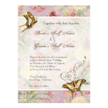Les Fleurs Peony Rose Tulip Floral Flowers Wedding Announcements