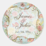 Les Fleurs Peony Rose Tulip Floral Flowers Wedding Stickers