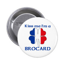 Les Français personnalisés m'embrassent que je sui Badges