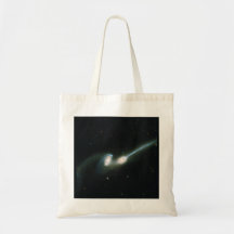 Les galaxies NGC 4676 de souris se heurtant et fus Sac Fourre-tout