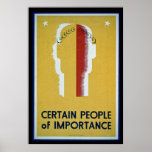 Les gens d'importance affiches