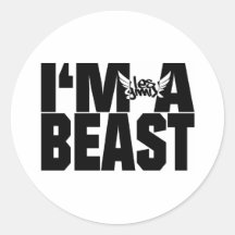 Les Gimix Round Stickers