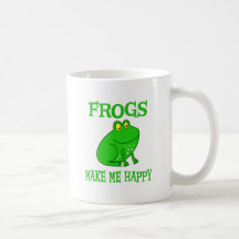 Les grenouilles me rendent heureux tasses à café