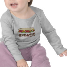 Les héros viennent dans toutes les tailles t-shirt