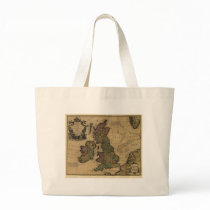 Les Isles Britanniques, 1700's Map Tote Bag