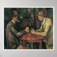 Les joueurs de cartes, 1892-95 posters