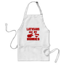 Les Latvians sont mon Homies Tablier