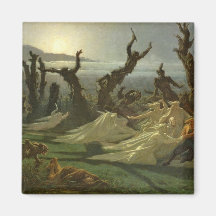 Les Lavandieres de la Nuit  c.1861 Refrigerator Magnets