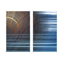 Les lignes ont enveloppé la toile impressions sur toile