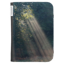 les Lumière du soleil-à travers-arbres allument la Coque Pour Kindle