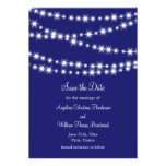 Les lumières de scintillement d'indigo font gagner cartons d'invitation