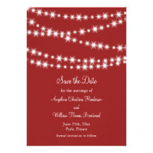 Les lumières de scintillement font gagner la date  invitations