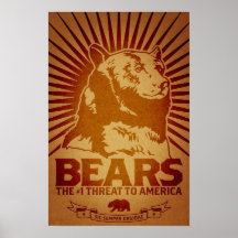 les machines athée de massacre d'ours câlinent l'a posters