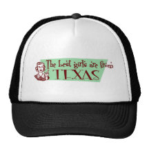 Les meilleures filles sont du Texas Casquettes De Camionneur