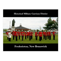Les militaires montrent au secteur de garnison, Fr Carte Postale