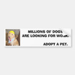 LES MILLIONS DE CHIENS RECHERCHENT LE TRAVAIL ADHÉSIFS POUR VOITURE