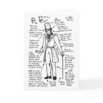 Les Misérables Love:  1832 Fashion Cheat Sheet Car Cards