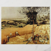 Les moissonneuses de Pieter Bruegel (1565) Prospectus Personnalisés