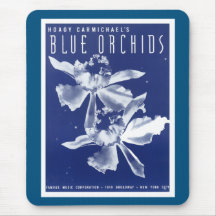 Les orchidées "bleues " de Carmichael de Hoagy Tapis De Souris