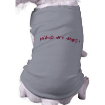 les pitbulls sont des anges ! vêtements pour animaux domestiques