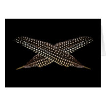Les plumes sont des symboles de l'ascension spirit cartes de vœux
