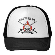 Les poissons me craignent pirate casquettes de camionneur