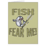 Les poissons me craignent T-shirts et cadeaux Carte De Vœux