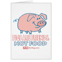 Les porcs sont carte d'amis cartes