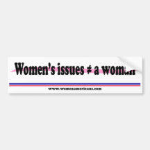 Les questions des femmes n'égale pas… adhésif pour voiture