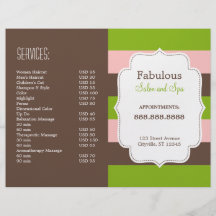 Les rayures de sucrerie ont plié la brochure tract customisé