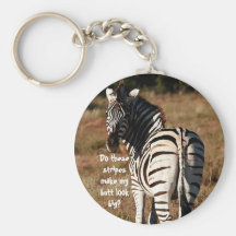 Les "rayures rendent mon sembler de bout grand ?"  porte-clef