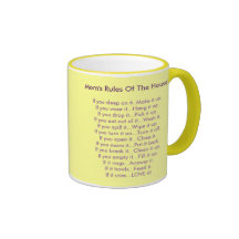 Les règles de la maman de la Chambre Tasse À Café