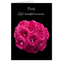 Les roses roses faits sur commande soient ma carte