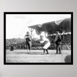 Les sénateurs jeu de baseball 1909 de Yankees Posters