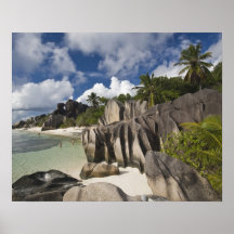 Les Seychelles, île de Digue de La, domaine de L'U Posters