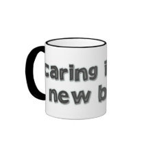 Les soins sont le nouveau noir mugs à café
