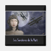 Les Sorcières de la Nuit Magnets Pour Réfrigérateur