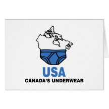 Les sous-vêtements du Canada Carte De Vœux