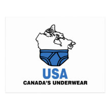 Les sous-vêtements du Canada Carte Postale
