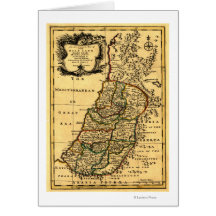 Les tribus de l'Israël dans la carte de PalestineP