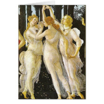 Les trois grâces par Sandro Botticelli Cartes