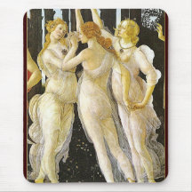 Les trois grâces par Sandro Botticelli Tapis De Souris