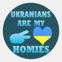 Les Ukrainiens sont mon Homies Autocollants