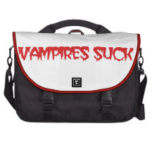 Les vampires drôles sucent pour Halloween Sacoche Pour Ordinateur Portable