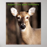 Les végétaliens sont bonne affiche de cerfs commun