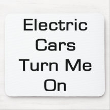 Les voitures électriques m'allument tapis de souris