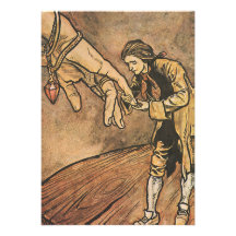 Les voyages vintages de Gulliver par Arthur Rackha Faire-parts